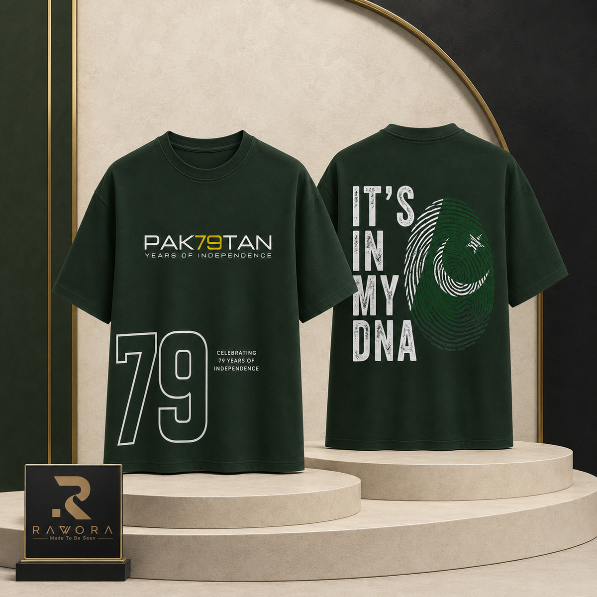 Pakistan 79 Years of Independence T-Shirt | DNA Graphic Tee