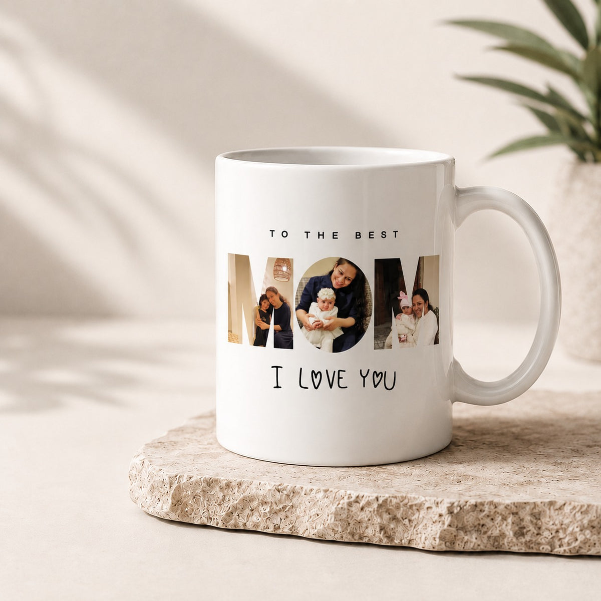 Personalized Best Mom Photo Mug – Custom MOM Picture Mug | Rawora.pk